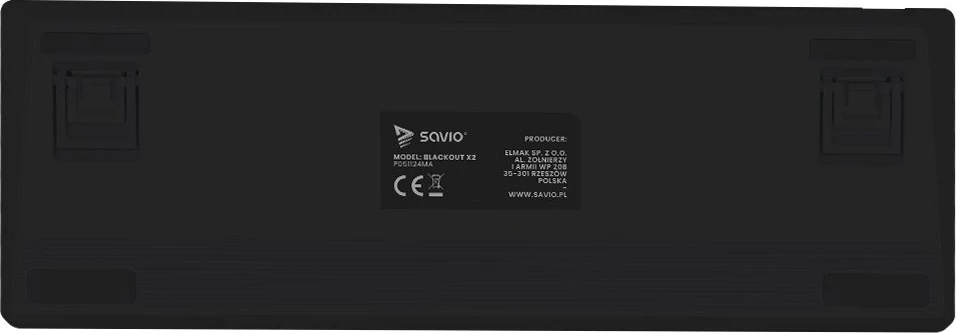 Tastierë mekanike gaming SAVIO BLACKOUT X2 Blue, 60%, RGB, QWERTY US, e zezë