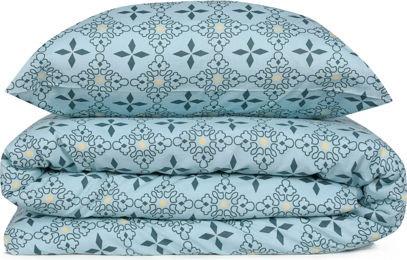 Set mbulesë jorgan për teke XXL, ngjyrë blu, minimal, L'essentiel
