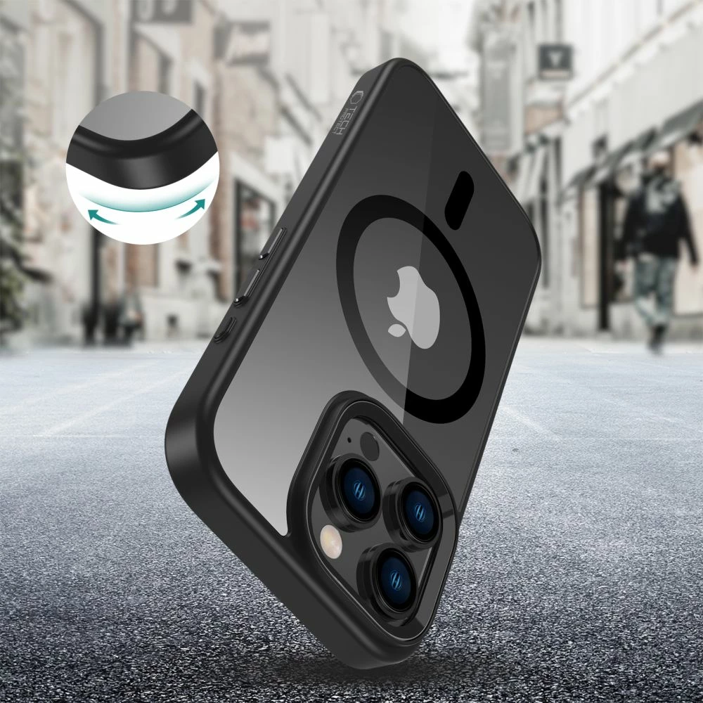 Mbështjellës Tech-Protect MagMat MagSafe për iPhone 16 Pro, Transparent