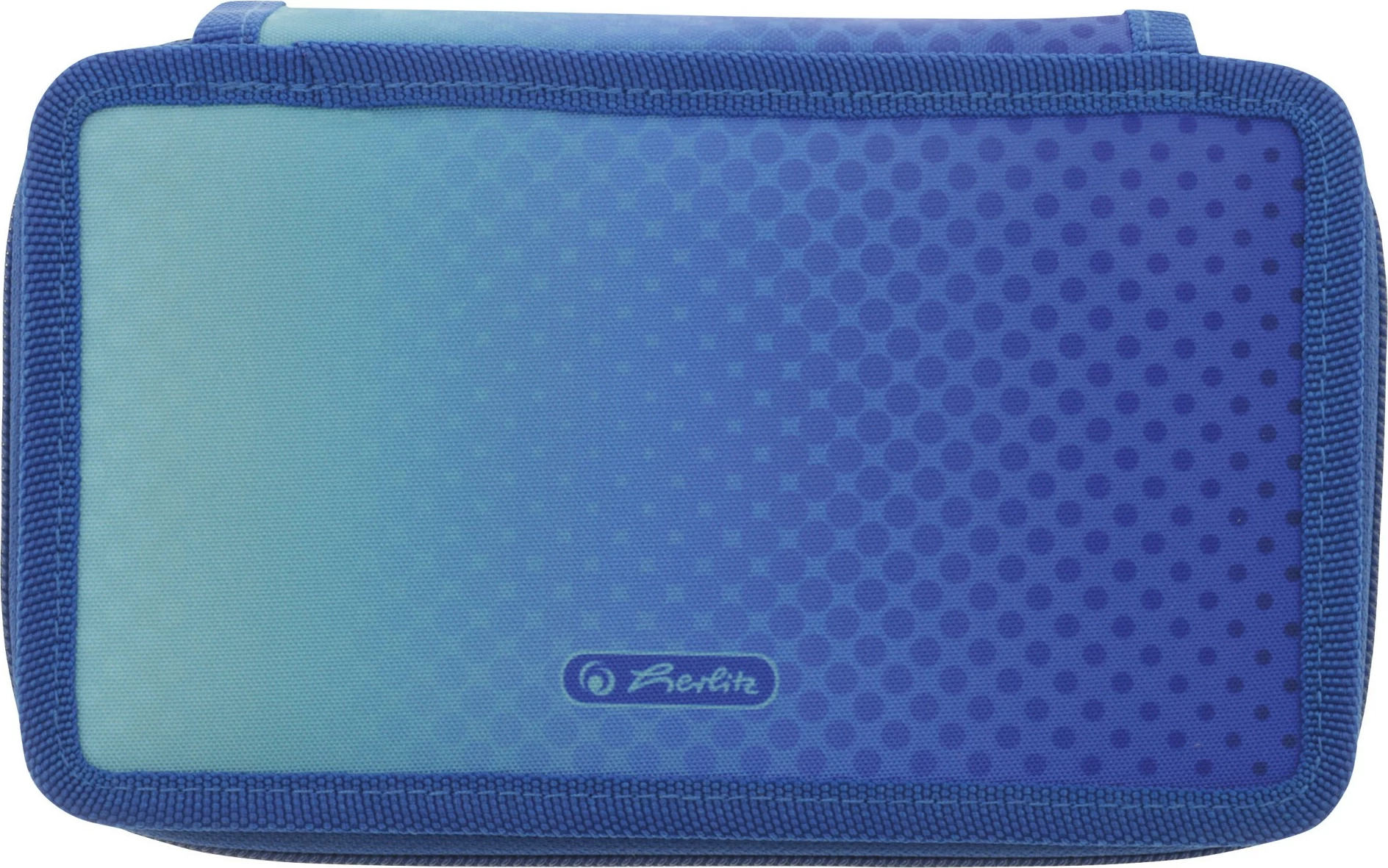 Mbështjellës herlitz TriCase Dip Dye 31 copë, poliester, kaltër/turkuaz