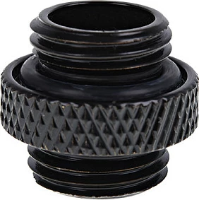 Nipel i dyfishtë Alphacool Eiszapfen, G1/4 mashkull në G1/4 mashkull, i zi
