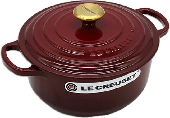 enë pjekëse gize me kapak, Le Creuset Signature Roaster Round 20 cm (21177209494441), e kuqe Rhone