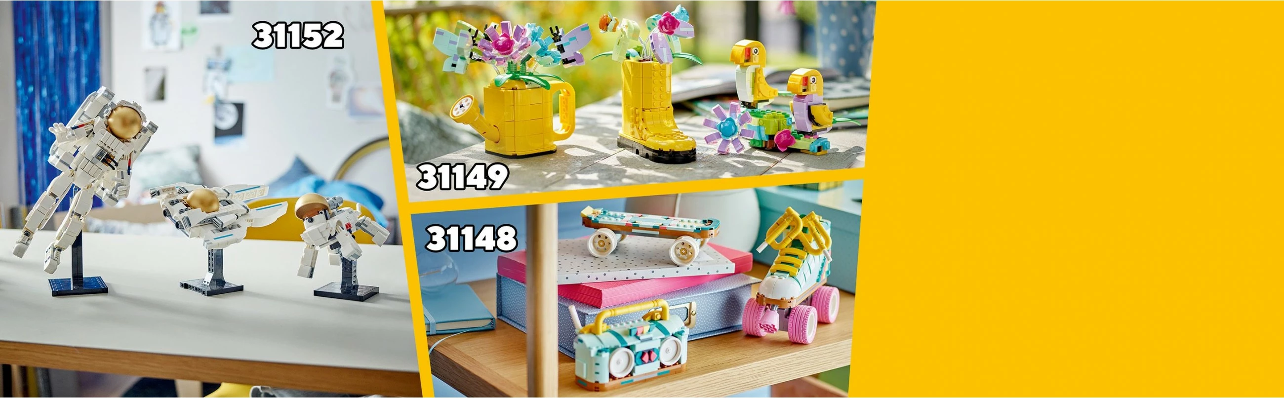 Set ndërtimi LEGO Creator 3in1 31150, 780 pjesë, shumëngjyrësh