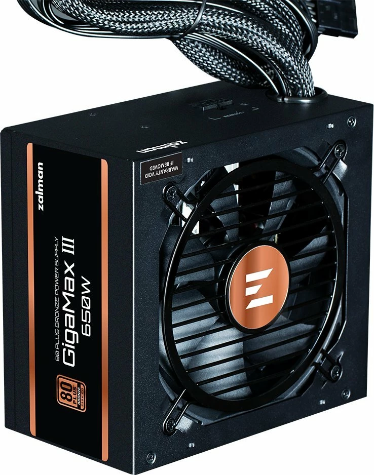 Furnizues energjie Zalman GigaMax III ZM650-GV3 650W 80 Plus Bronze semi-modular ATX 3.0 PCIe 5.0, i zi