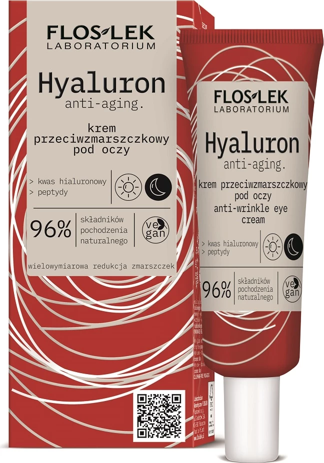 Krem për sy për femra Floslek Hyaluron Anti-Wrinkle 30ml