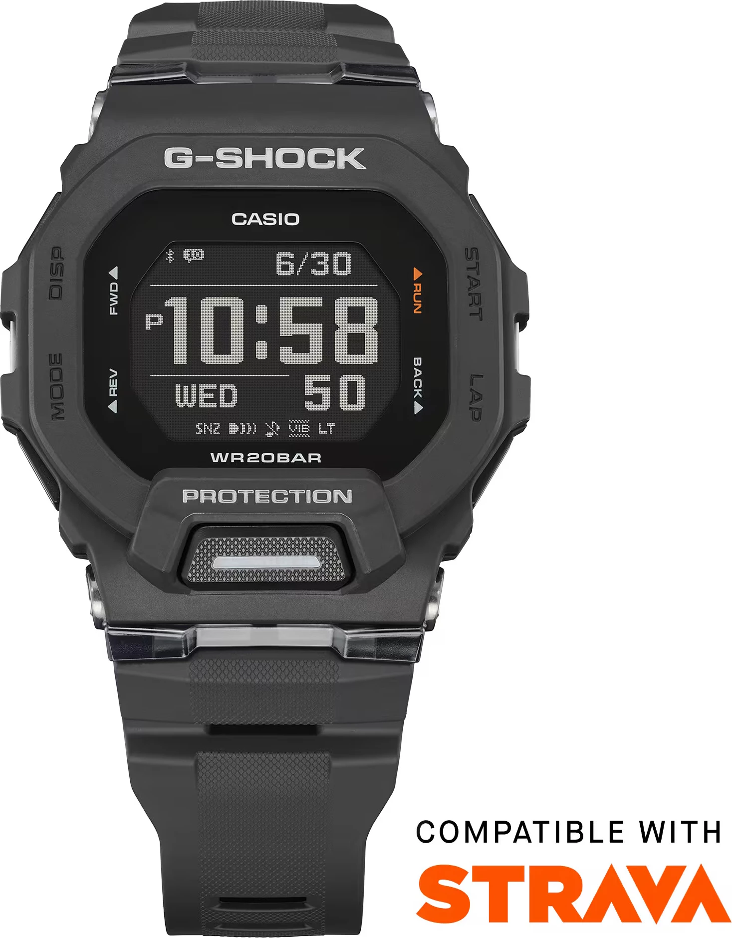 Orë dore G-SHOCK GBD-200-1ER, e zezë