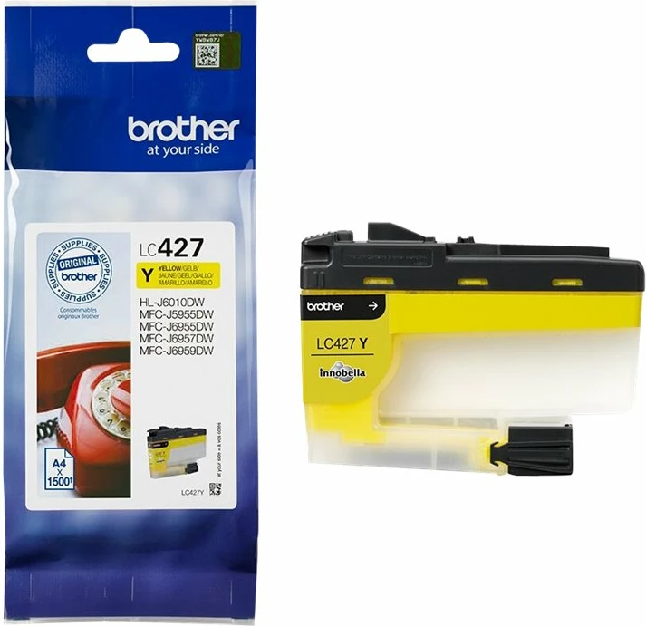 Kartridzh boje Brother LC427Y, e verdhë, 1 copë