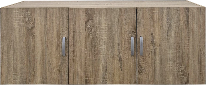 Njësi e sipërme për garderobë Alvia, tre dyer, ngjyrë sonoma, 150x51x60cm