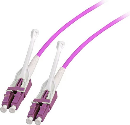 Kabllo fiber optike EFB Elektronik DJP-LCLCOM4-UNI-2, LC-LC, OM4, 2 m, violet