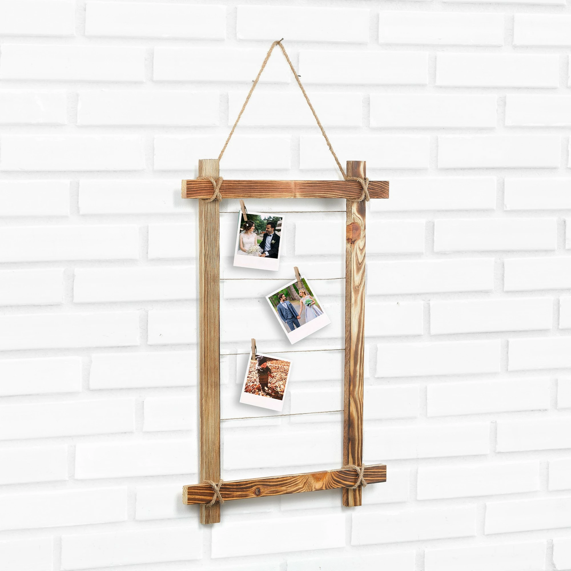 Varëse druri për foto, Aberto Design, ngjyrë natyrale