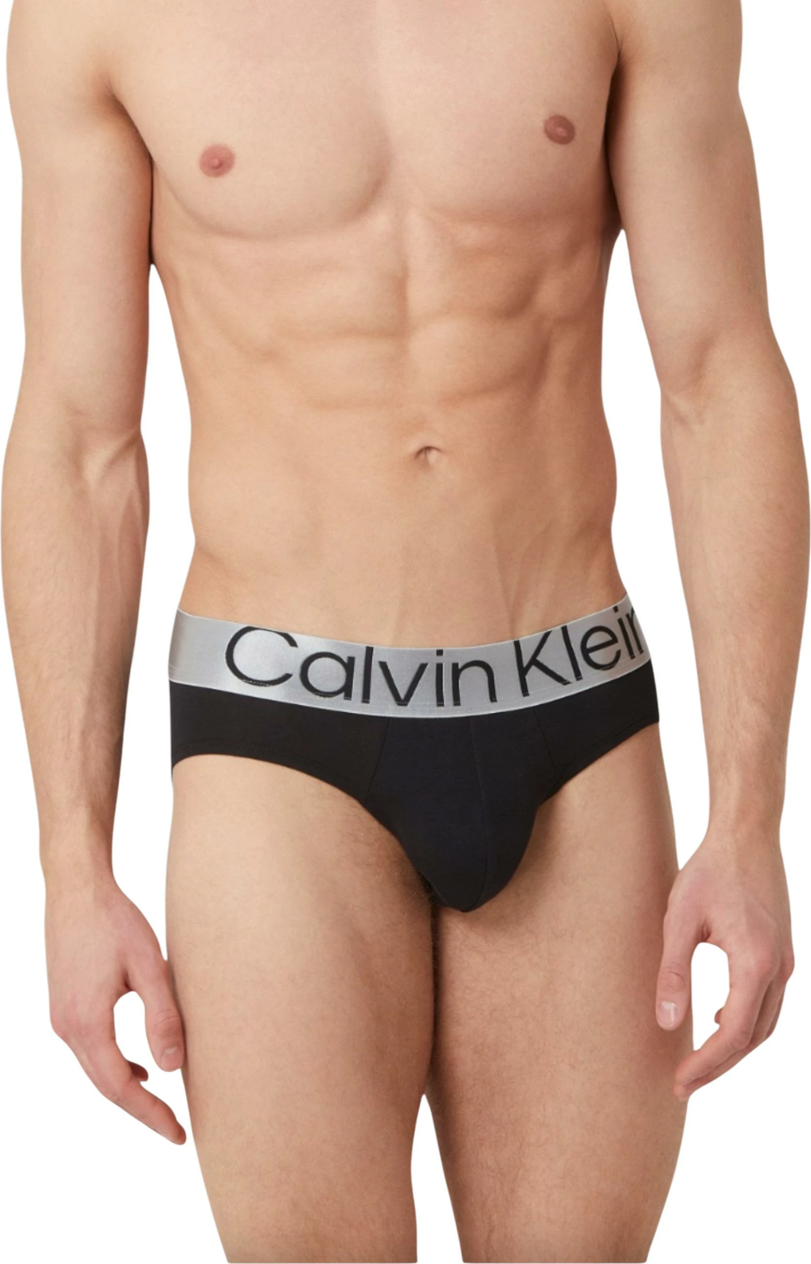 Të brendshme për meshkuj Calvin Klein Underwear 000NB3129A, të zeza/argjendi [Madhësia: S]
