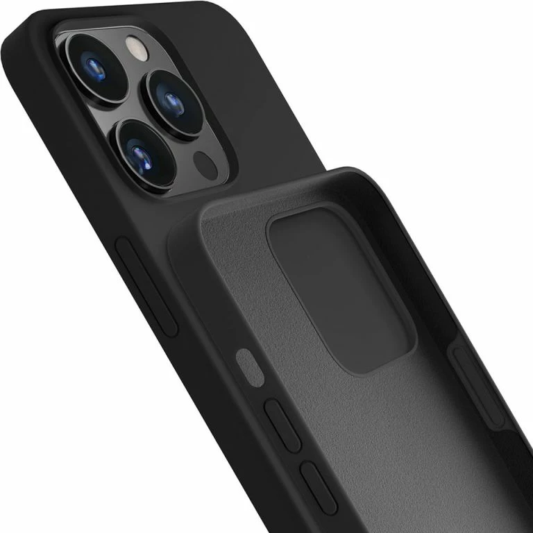 Kuti silikoni për iPhone 13 Pro Max 3mk, e zezë