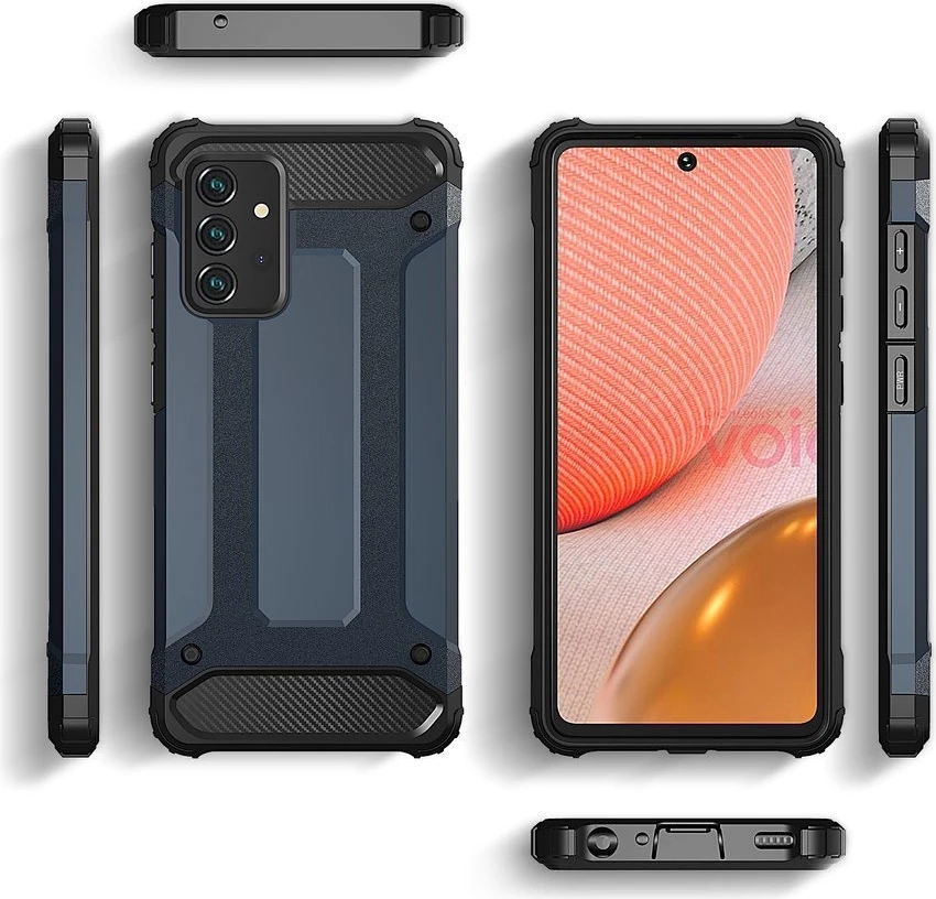 Mbështjellës Hurtel Hybrid Armor për Samsung Galaxy A36, argjend