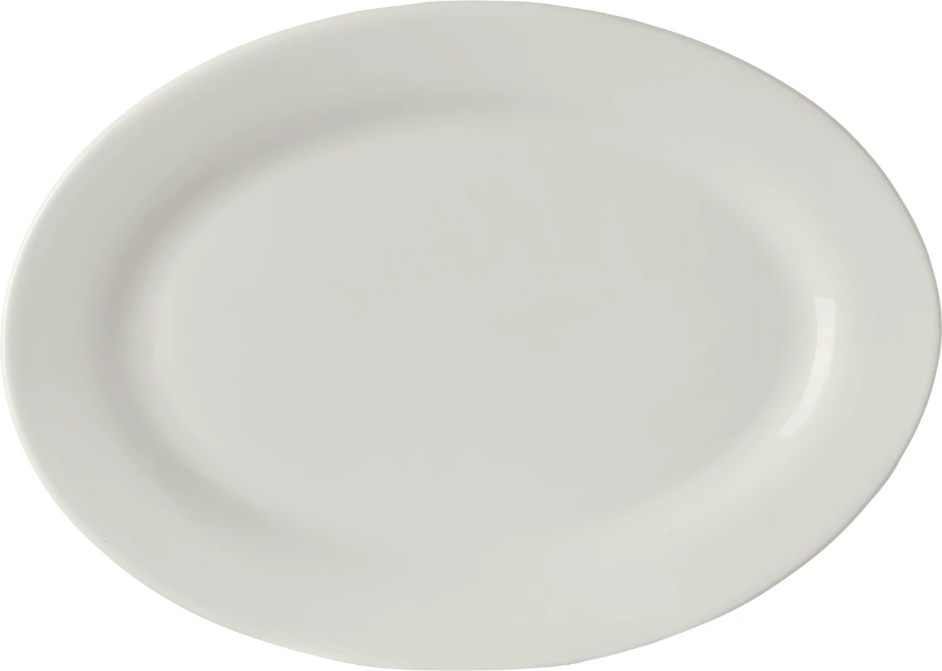 Pjatë servirjeje Fine Dine Pure Crema 340x250 mm, krem, set 2 copë