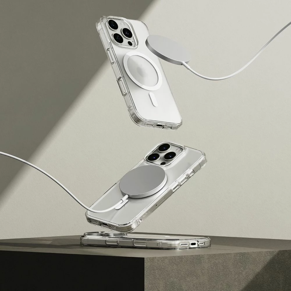 Mbështjellës Ringke Fusion MagSafe për iPhone 16 Pro Max, Transparent