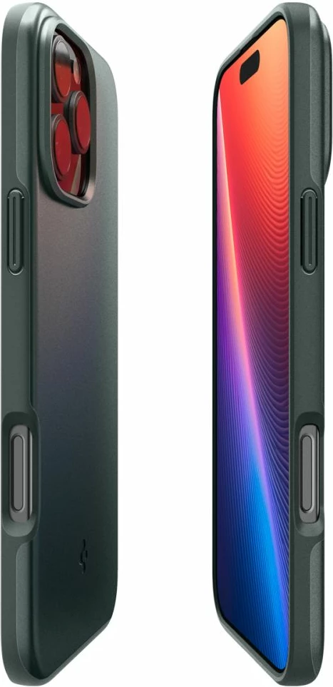 Mbështjellës, Spigen, Thin Fit Mag për iPhone 16 Pro Max, MagSafe, 1.55mm, i gjelbër