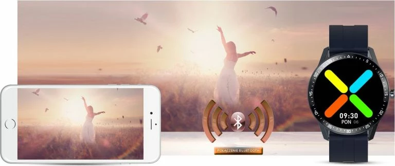 Smartwatch unisex G.ROSSI, zi e kaltër