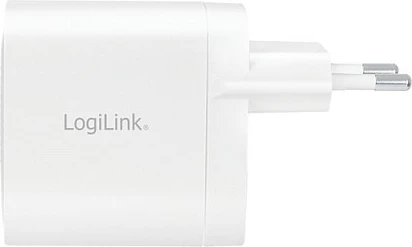 Karikues LogiLink 2xUSB-C 40W i bardhë
