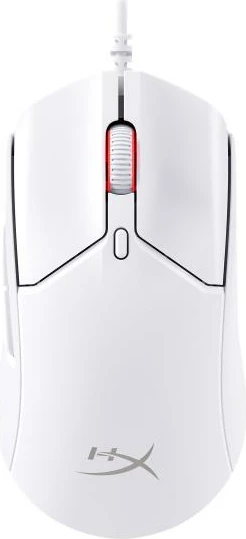 Maus gaming, HyperX Pulsefire Haste 2 6N0A8AA, 26K DPI, 8000 Hz, 6 butona programueshëm, 53 g, me kabllo, e bardhë