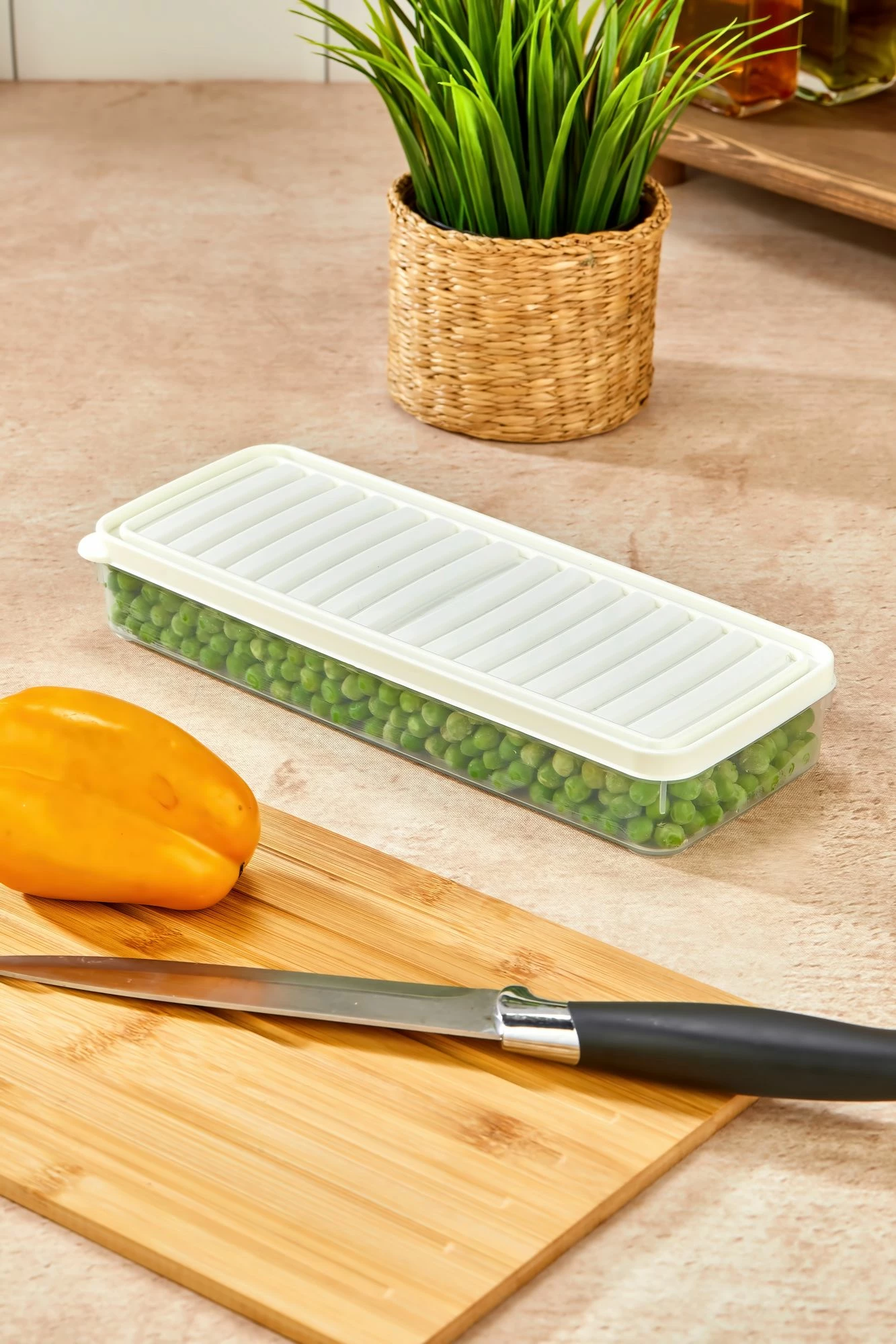 Set kuti për organizim (4 copë), Hermia, VITABOX4'LÜ-BEYAZ, 1L