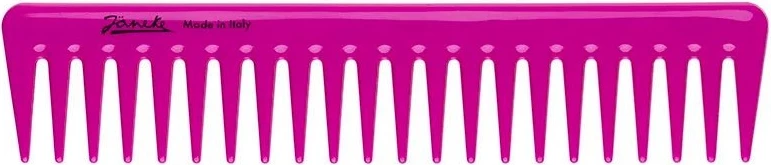 Krehër për stilim Janeke SuperComb Gel Application and Styling Comb për femra Fluo Fuchsia