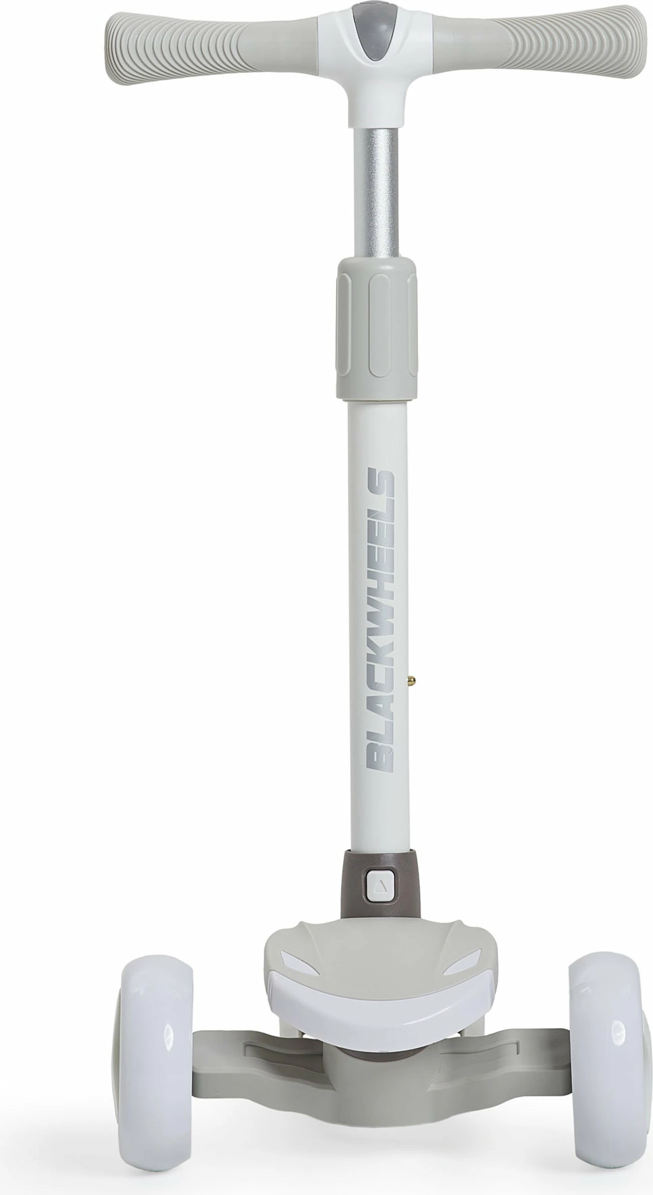 Skuter me 3 rrota Blackwheels Blink, rrota LED 110/70 mm, i palosshëm, timon i rregullueshëm 61-75 cm, bezhë