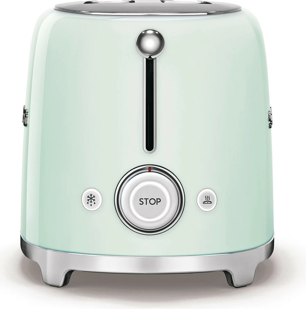 Tostier SMEG TSF02PGEU, 4 feta, 6 nivele thekje, 1500W, jeshil pastel