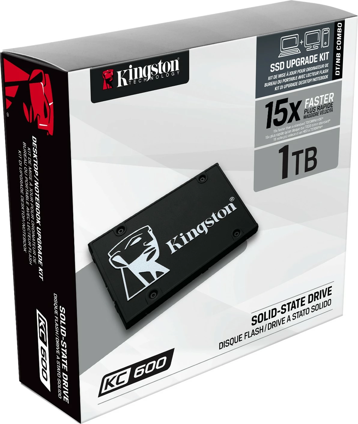 SSD Kingston KC600 1.02 TB, 2.5", 550 MB/s
