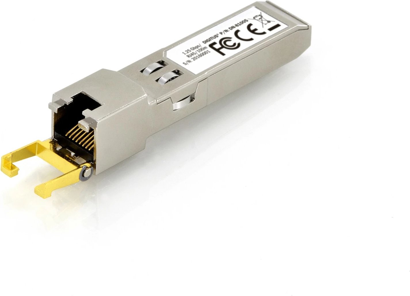 SFP modul Digitus Mini GBIC, 1.25 Gbps, RJ45, Copper, 100m