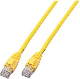 Kabllo rrjeti EFB Elektronik RJ45 Patch Cat6 U/UTP, 1 m, e verdhë