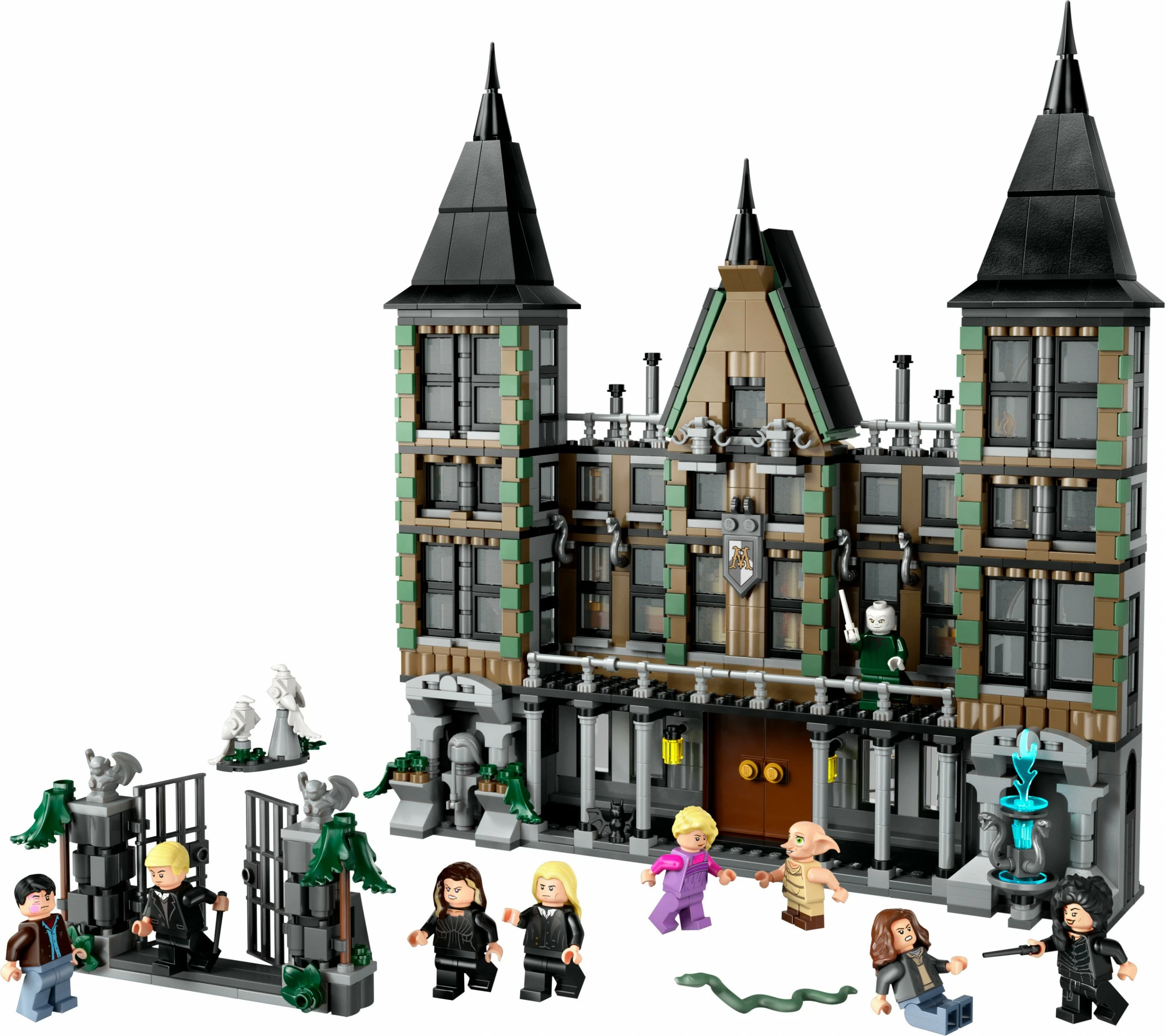 Set ndërtimi LEGO Harry Potter Landsitz der Familie Malfoy 76453, shumëngjyrësh