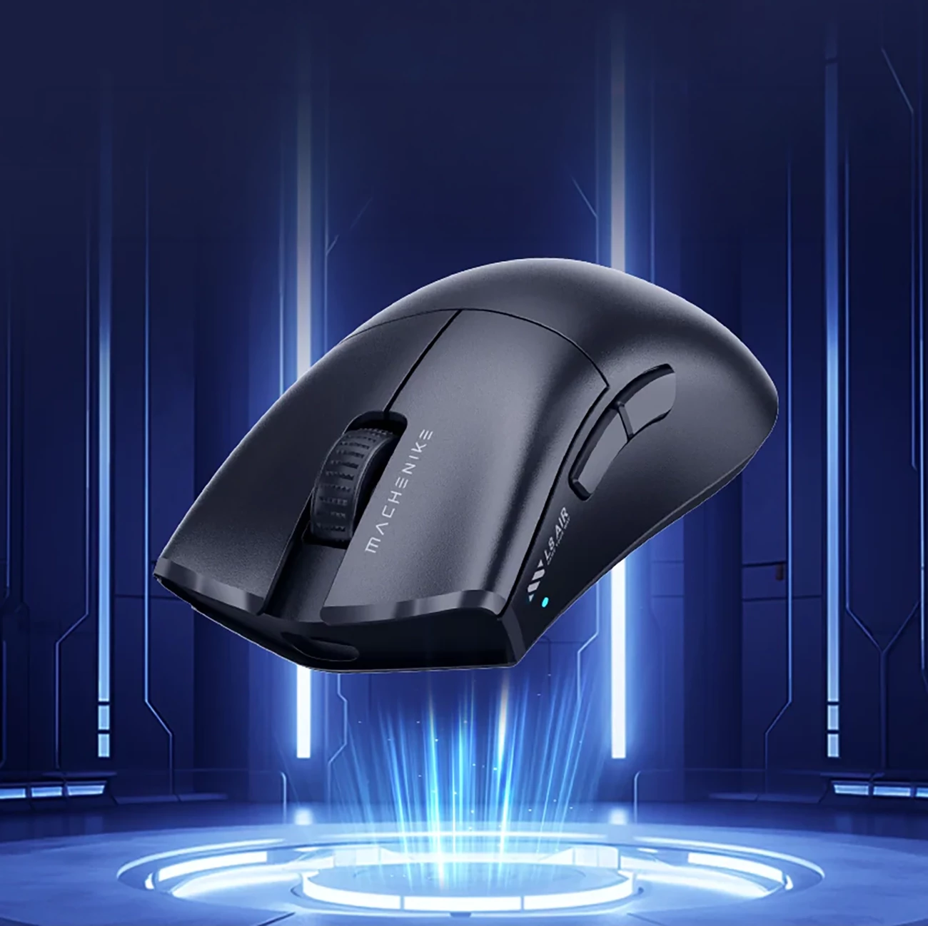 Maus gaming wireless Machenike L8 Max, PAW3395, 26000 DPI, 66 g, 2.4 GHz/Bluetooth/USB, i zi