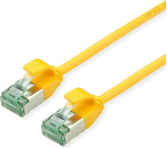 Kabllo rrjeti ROLINE 21.45.3327, Cat6a, 5 m, RJ-45, U/FTP, e verdhë