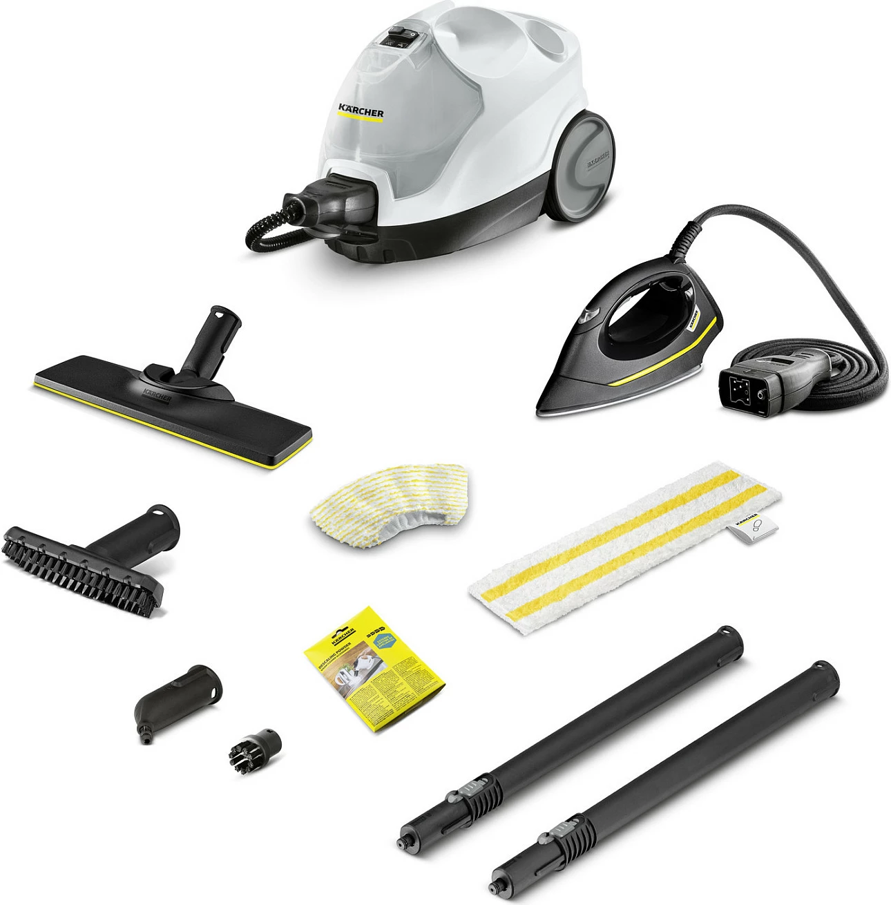 Pastrues me avull Kärcher SC 4 EasyFix Iron, 2000W, 3.5 bar, me hekur avulli, bardh/zi