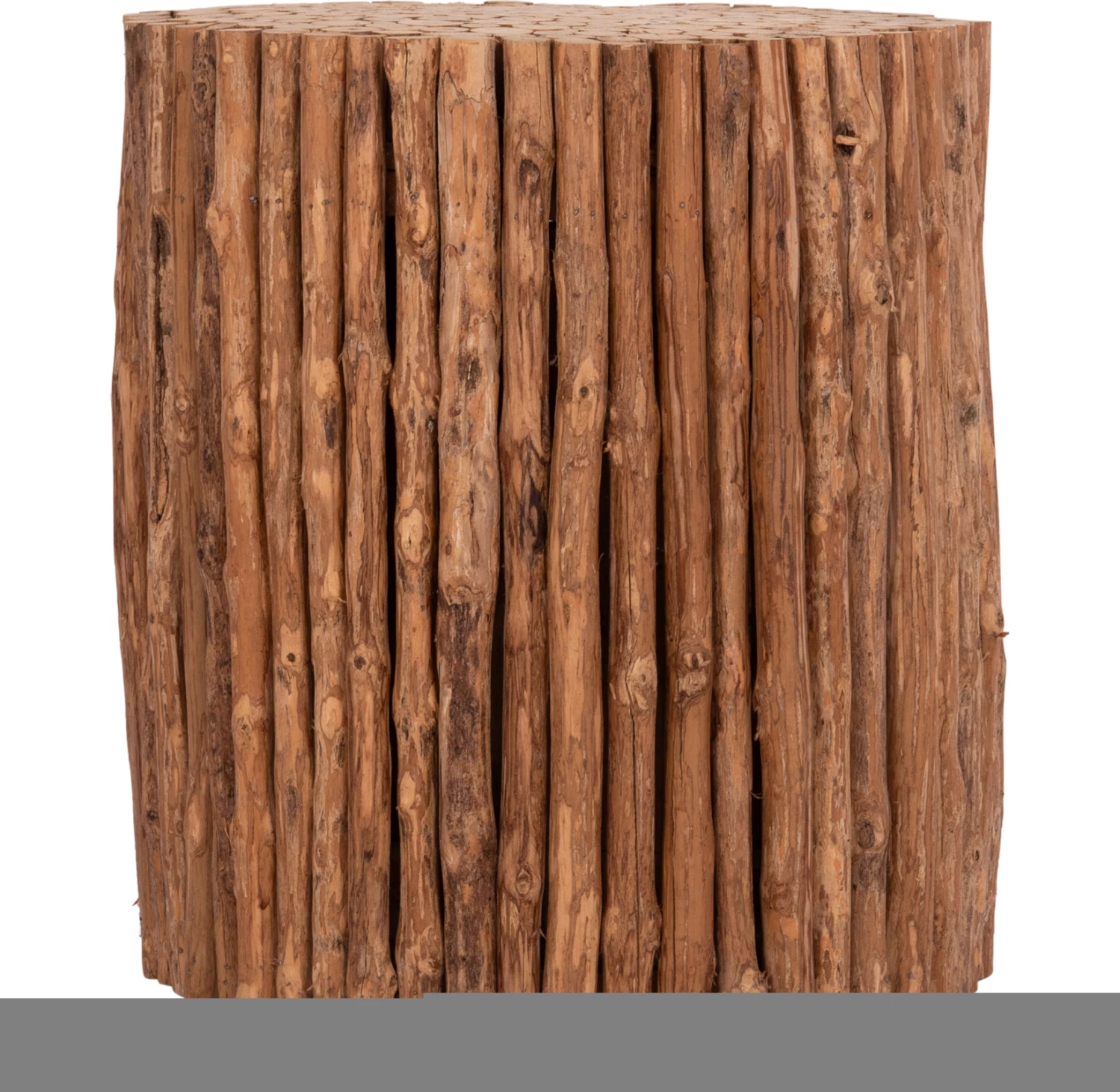 Tavolinë kafeje rrethore DRIFTER, dru natyral, FH4443, 36x40cm