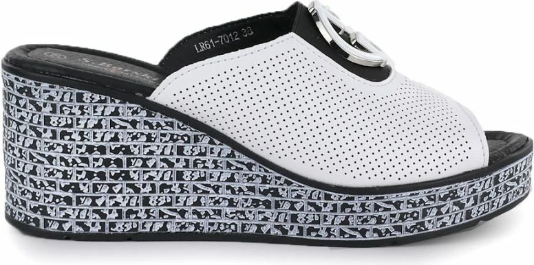 Sandale platforme për femra S.Barski 7012, të bardha