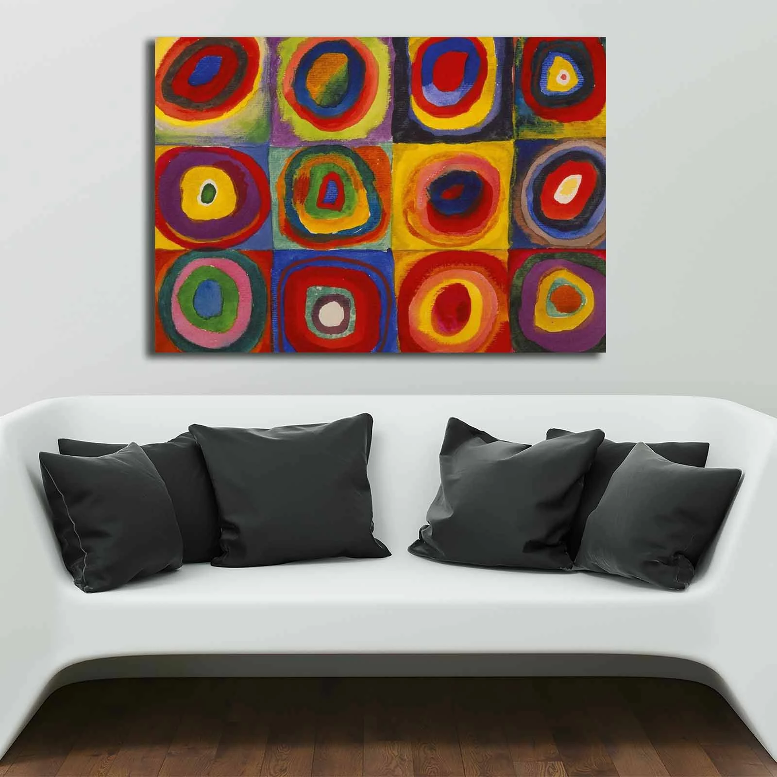 Pikturë dekorative në kanavacë Wallity, shumëngjyrëshe, 70x100cm, 70100KANDINSKY008