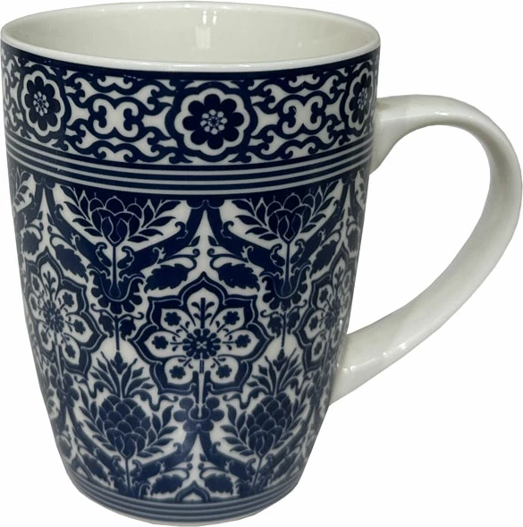 Filxhan Felicia, porcelan New Bone China, bardhë-blu, 8x8x11cm