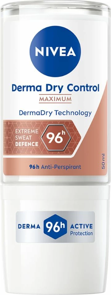 Deodorant roll-on për femra Nivea Derma Dry Control 50ml