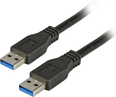 Kabllo USB 3.2 Gen 1 EFB Elektronik Classic USB-A në USB-A, 1 m, e zezë