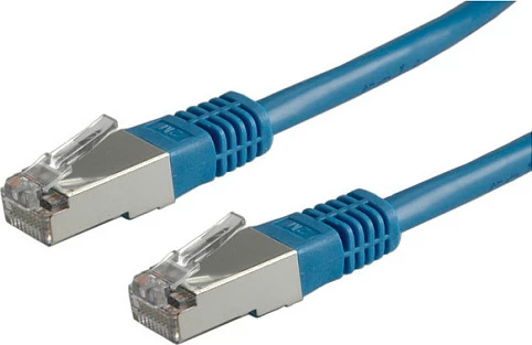 Kabllo Ethernet VALUE Cat6 S/FTP RJ-45 0.5 m, i kaltër