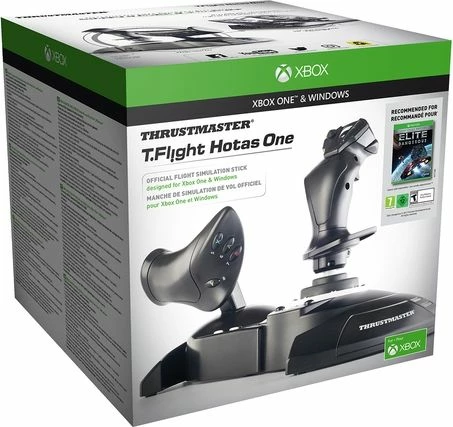 Joystick Thrustmaster T.Flight Hotas One 4460168, me 14 butona, me kabllo, për PC/Xbox One, i zi, set