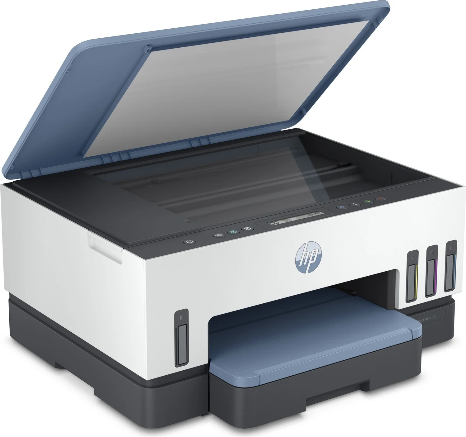 Printer HP Smart Tank 725, USB WiFi, bardhë-kaltër