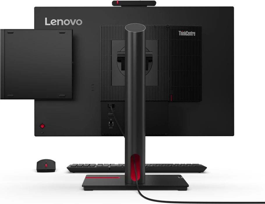 Kasë Lenovo ThinkCentre M70q Gen 5, Intel Core i3-14100T, 8 GB RAM, 256 GB SSD, Windows 11 Pro, e zezë