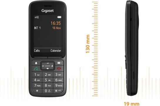 Telefon Gigaset SL800H PRO, Analog/DECT, Wireless, Anthracite