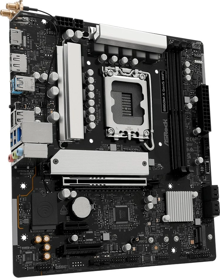 Pllakë amë ASRock B860M-X Gen5 WiFi, LGA1851, mATX, DDR5 (2 DIMM)