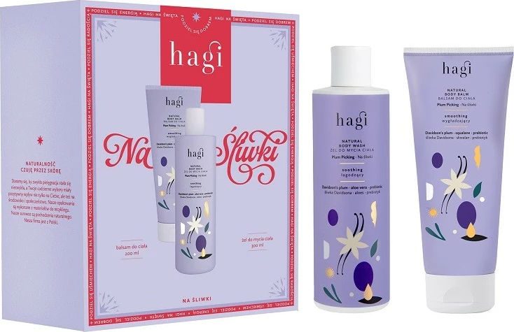 Set për trup për femra Hagi Na Śliwki, 200ml + 300ml