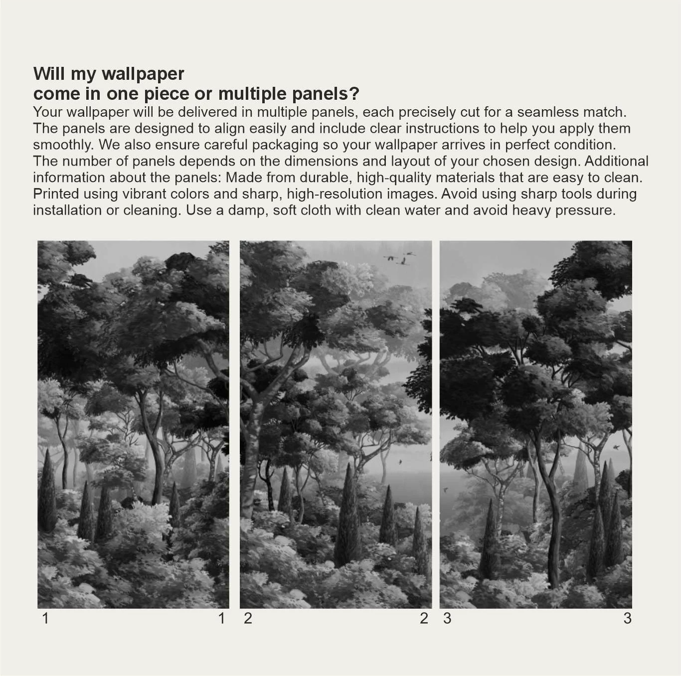 Murale muri Wallity, MDK-00125, 300x270cm