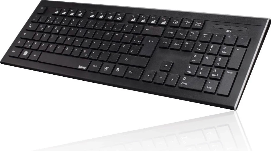 Set i tastierës dhe miut wireless Hama, i zi