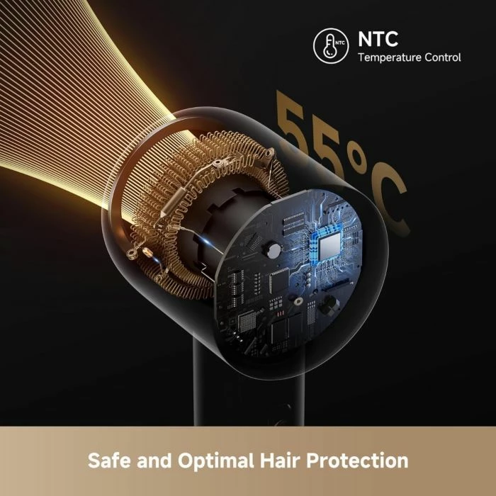 Tharëse flokësh Dreame Glory Mix AHD18-WH 1600W me teknologji jonike, e bardhë